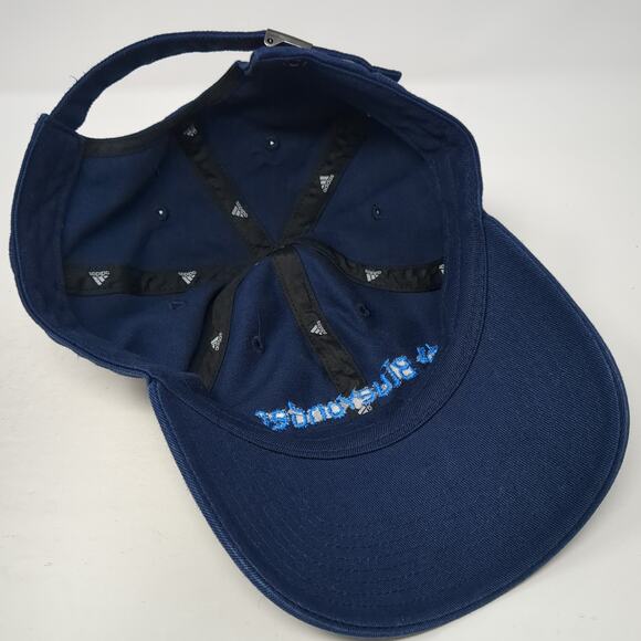 Blue Yonder Slideback Baseball Cap Blue One Size Adjustable Embroidered Adidas - Picture 7 of 8
